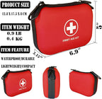 First Aid Kit 196 Piece Waterproof Hard Shell Portable Medical Kit for Home, Camping, Cars, Hiking, Travel, Outdoor, Adventur