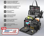 Tidify Patrol Bag Used By Law Enforcement Police Gear and Military Grade - Water Resistant Police Officer Duty Bag - Heavy Duty