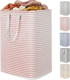 Lifewit 1 Pack Laundry Basket 80L Each, Collapsible Clothes Hamper with Reinforced Handles, Freestanding Waterproof Design fo
