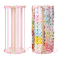 POVETIRE Bow Holder for Girls Hair Bows,Pink Hair Bow Organizer, Hair Clips Stand Hair Accessories Rack Display Decors Baby N