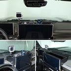 Center Console Dash Cam Mount&Dashboard Storage Tray for Hummer EV Accessories 2022-2025 2026 SUV Pickup,Rotatable Car Dash Cameras Mount Holder Box Organizer,Mount Fit for Action Camera