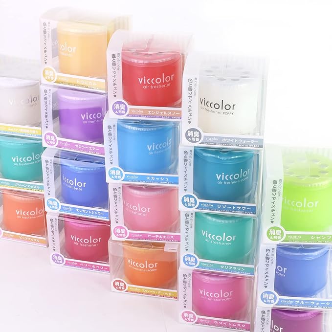 VicColor Gel Based Japanese Under-The-Car Air Refresher/Odor Eliminator Can (Sweets De Happy Scented)