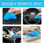 Car Cleaning Gel Slime - Remover for Interior, Keyboard, AC Vent & Electronics(A)