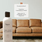 Bayes Premium High Performance Leather Upholstery Cleaner and Conditioner - 16 oz - Prevents Drying, Cracking or Fading of Le