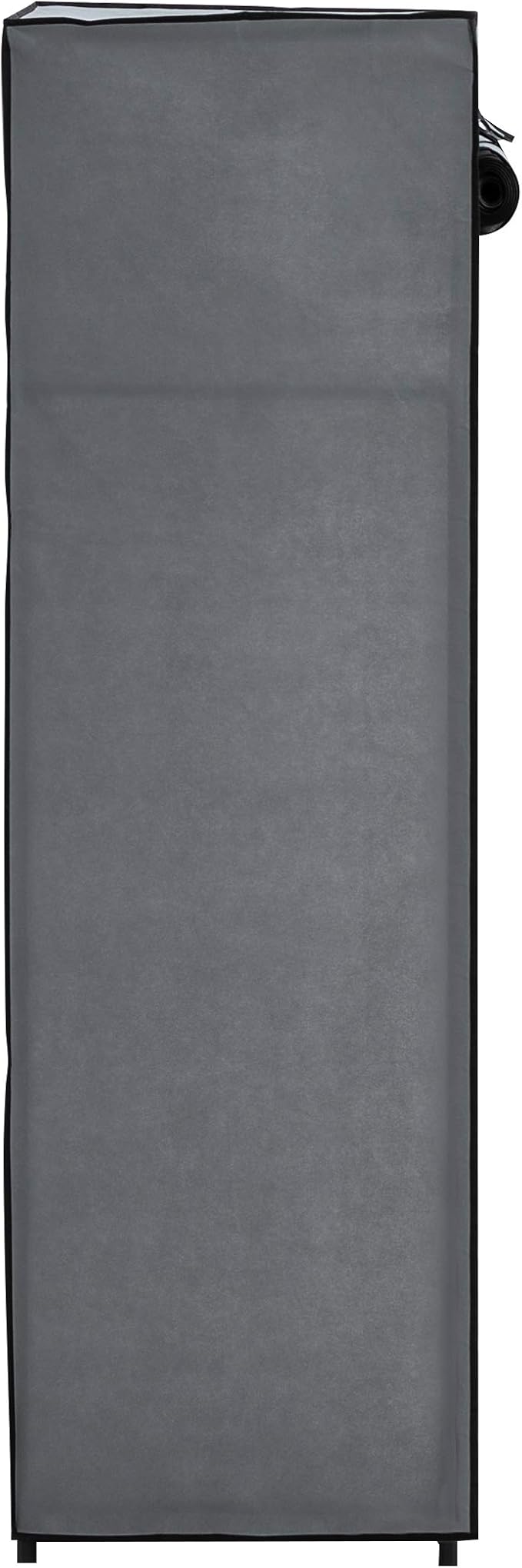 axentia Mobile Cabinet, Black/Grey, approx. 60 x 148 x 45 cm 132891