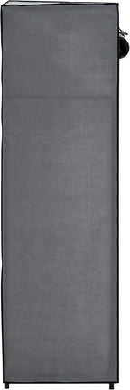 axentia Mobile Cabinet, Black/Grey, approx. 60 x 148 x 45 cm 132891