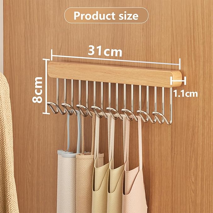 2 pack 12 inch valet rods for closets, extendable and pull-out wardrobe pole for belt hangers,tie hangers,bra organizer, exte
