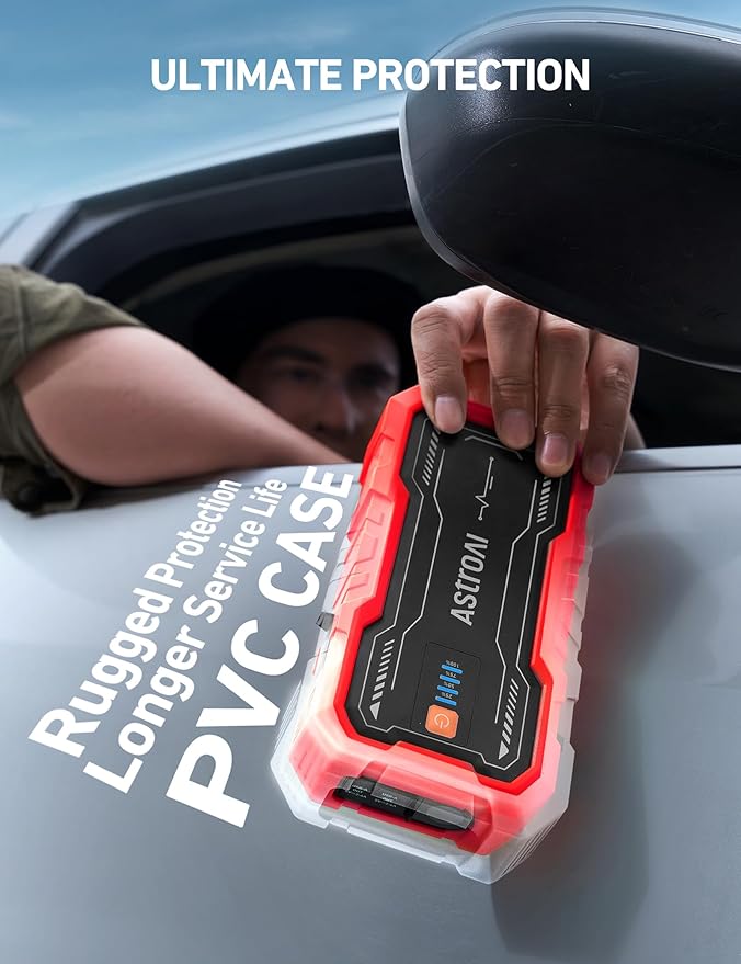AstroAI S8 Pro Car Battery Jump Starter, 3000A Peak Jump Starter Battery Pack for Up to 9.0L Gas & 7.0L Diesel Engines, 12V