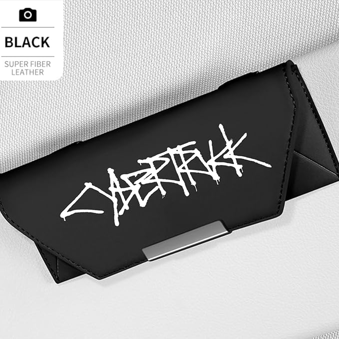 Cybertruck Sunglass Holder Box Clip Compatible with Tesla Cyber Truck Interior Accessories Eyeglass Visor Decor