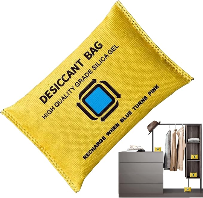Car Dehumidifier | Portable and Reusable Car Accessories | Moisture Absorber for Car | for Cabinets Basements Caravans Boats 