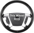 Steering Wheel Cover for Chevy Silverado 1500 GMC Sierra 1500 2007-2013/2500 3500 Chevrolet Tahoe Suburban Yukon (Yukon XL) 2007-2014/ Traverse 2009-2017/ GMC Sierra 2500HD 3500HD 2008-2014