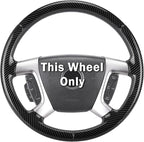 Steering Wheel Cover for Chevy Silverado 1500 GMC Sierra 1500 2007-2013/2500 3500 Chevrolet Tahoe Suburban Yukon (Yukon XL) 2007-2014/ Traverse 2009-2017/ GMC Sierra 2500HD 3500HD 2008-2014