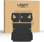 LASFIT Cargo Mat & Seatback Mat for Toyota Land Cruiser 2024-2026, Custom Fit All-Weather TPE Rubber Backrest & Trunk Mats for Land Cruiser Accessories, Easy to Clean, Black