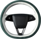 MEWANT DIY Stitching 3D Style Steering Wheel Cover Wrap for Tesla Model 3 Highland 2023-2025/Model Y 2025 Highland for Tesla Model 3/Model Y Accessories(3D Style)
