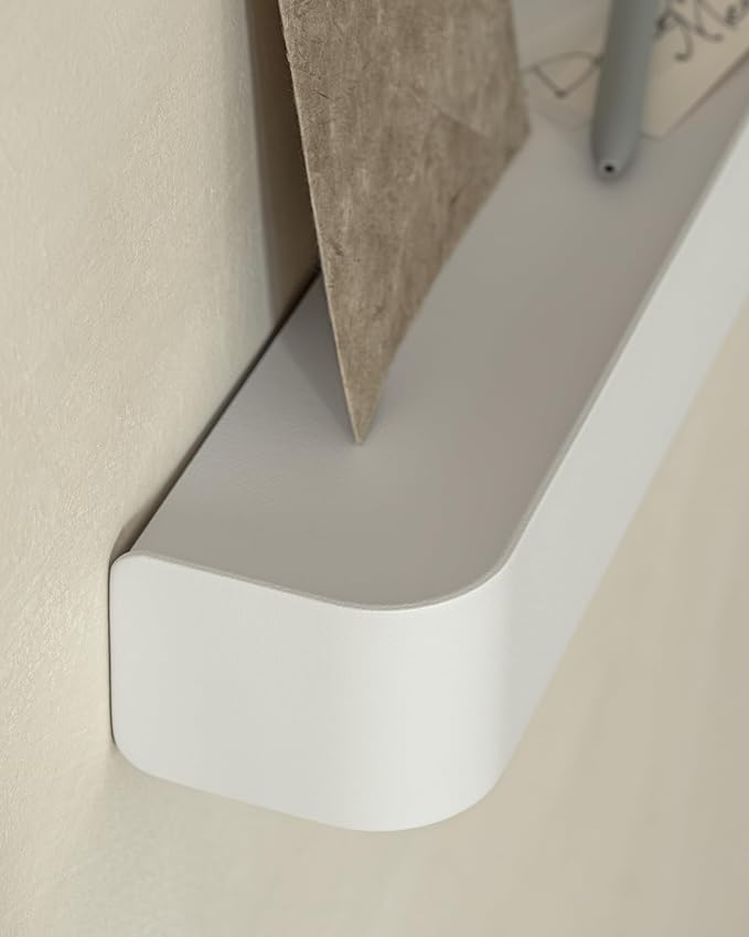 Kazai. Key Holder for Wall 'Tone' | Minimalist Key Hooks Design from Berlin | Modern Key Hanger with Metal Shelf | Key Hook W