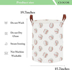CLOCOR Kids Laundry Basket,Waterproof Baby Boys Nursery Hamper,Collapsible Fabric Storage Container,Toys Bin,Room Decor,Gift 