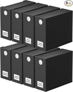 SpaceAid 8 Pack Bed Sheet Organizers and Storage, Foldable Sheet Organizer for Linen Closet, Sheets Set Folder Keeper with Wi