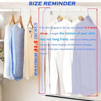Closet Hanging Rod, Adjustable Width and Height Space-Saving Clothes Hanging Bar, 2 Pack Chrome