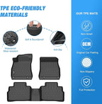 Nilight TPE Floor Mats for Nissan Sentra 2020 2021 2022 2023 2024 2025 2026, All Weather Custom Fit Heavy Duty Floor Liners