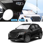 TINGLU Sun Shade for Nissan Kicks S SV SR Crossover 2018-2024 Accessories Windshield Sun Shade Window Shade UV Rays Protection Sun Visor Cover with Steering Wheel Sunshade Storage Bag