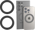 Scosche MagicRing MagSafe Adapter Ring 2-Pack Conversion Kit for Wireless Charger and MagSafe Phone Mount Compatibility, Universal Magnetic Ring for Phone Case Compatible with iPhone, Samsung, Android