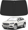 Windshield Sun Shade for 2015-2020 Merce-des Benz GLA Accessories, Foldable Window Sunshade Sun Visor Protector, Front Windshield Sunshade Sun Shield Blocks UV Rays Heat