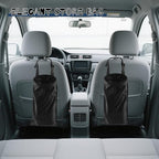 6 Pcs Car Trash Bags Hanging Back Seat Garbage Bag Washable Detachable for Car Outdoor Traveling Home Use