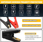 TPDL Heavy Duty Battery Jumper Cable Clamps for DeWalt 20v Battery, Convert to Jumper Starter Automotive Booster with 11AWG Cables,Parrot Clips, Power for Quick Charging Connector