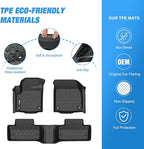 Nilight TPE Floor Mats for Land Rover Range Rover Evoque 5 Door and Coupe 2011 2012 2013 2014 2015 2016 2017 2018 2019, All Weather Custom Fit Heavy Duty Floor Liners