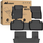 Nilight TPE Floor Mats for Mitsubishi Outlander 2014 2015 2016 2017 2018 2019 2020 2021,All Weather Custom Fit Heavy Duty Floor Liners