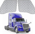 Side Window Sun Shade for International Lonestar LT MV Series 2018-2026, Custom Fit 210T Reflective Sunshade for Semi Truck, 6-Layer Heat Insulation Privacy Protector,2PCS