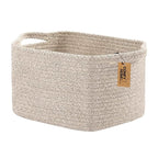 COMFY-HOMI Storage Basket for Shelves, Woven Baskets for Storage, Cotton Rope Basket for Toys,Towel Baskets, Toy Storage Orga