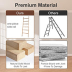 Blanket Ladder 6.4FT, Wooden Blanket Ladders for The Living Room, 6-Layer Farmhouse Rustic Towel Rack for Living Room Bathroo