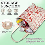 Car Trash Can, Cute Car Trash Bag, Hanging Car Organizer and Storage Bag, Trash Bin for Car Accessories, Vehicle, Travelling, Camping Cute Red Bow