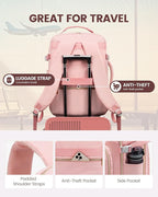 LOVEVOOK Travel Backpack for Women & Men 40L,Airline Approved Carry On Backpack Travel Essentials,TSA Carry on Luggage,Waterp