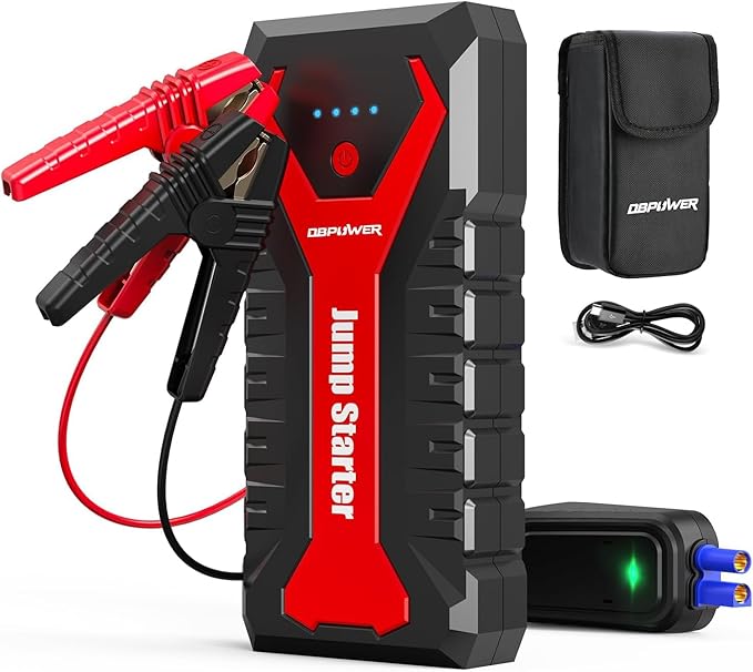DBPOWER 5000A/80.66Wh Portable Car Jump Starter (UP to 8.0L Gas/6.5L Diesel Engines) 12V Auto Lithium-Ion Battery Booster