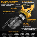 Cordless Vacuum for Dewalt 20V Battery, 5 in 1 Handheld Electric Vacuum Cleaner with 500W Powerful Motor, 46 CFM Portable Han