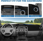 FIILINES Dash Cover for Ford F150 2004-2008, Dashboard Cover F150 Accessories Suede Dash Cover Mat Sunshade Anti-Slip Pad Car