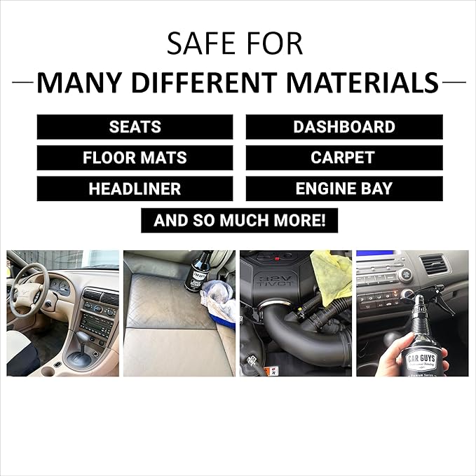 CAR GUYS Super Cleaner 1 Gallon Refill | Effective Car Interior Cleaner | Leather Car Seat Cleaner | Stain Remover for Carpet