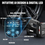 EWORK 150 PSI Tire Inflator Portable Air Compressor with 20V 2.0Ah Battery, Inflates in 3 Minutes (195/60 R16), Auto Shut-Off, Digital Pressure Gauge Air Pump for Car Tires, Motorcycle, Bike