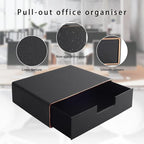 Stackable Organizer Drawer PU Leather Classic Handmade,Organize Home Office Desk Accessories and Sort Letter-Size Paper/a4 Do