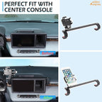 Aunginsy Dashboard Phone Mount Compatible with Ford Maverick 2022-2024, 8-inch Navigation Screen Upper Panel Fixed Clip 360° Rotation Mobile Phone Holder for Most Cell Smartphone Bracket Accessories