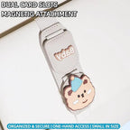 Car Sunglasses Holder Eyeglass Clip with Sun Visor Storage for Cards Magnetic Eyewear Clamp Car Decor