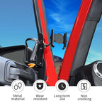 Linskip Door Cup Holder Expander Compatible with Jeep Wrangler JK JKU 2011-2017, 2 in 1 Multi-Function Cell Phone Mount for Jeep Wrangler JK Accessories(Black)