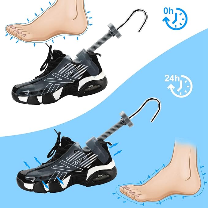 eachway Shoe Stretcher, Shoe Trees Adjustable Length & Width for Men (for Men's Size Us 10-13.5)