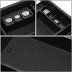 DNA MOTORING ZTL-Y-0019 Center Console Armrest Organizer Tray Compatible with 14-19 Tundra, Black