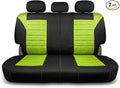 FH Group Automotive Car Seat Covers Rear Set Premium 3D Air Mesh Seat Covers, Airbag Compatible and Split Bench Cover Univers