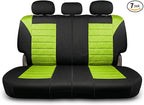 FH Group Automotive Car Seat Covers Rear Set Premium 3D Air Mesh Seat Covers, Airbag Compatible and Split Bench Cover Univers