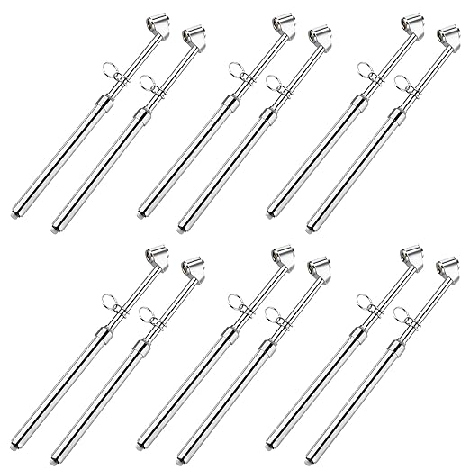 ATsafepro Semi Truck Tire Pressure Gauge, Heavy Duty Tire Gauge Range to 150PSI/10Bar,Dual Head Air Pressure Gauge for RV, Semi, Truck,SUV and Car(Pack of 12)