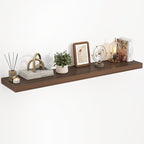 40 Inch Floating Shelves, 3D Textured Wood Grain, 40"x9.25"x1.5" Inch Deep Floating Shelves for Wall, Wooden Shelves for Bath
